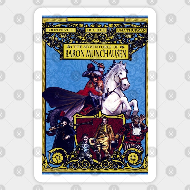 The Adventures of Baron Munchausen Sticker by scohoe